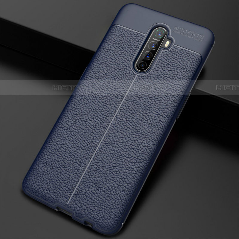 Funda Silicona Goma de Cuero Carcasa S02 para Oppo Reno Ace