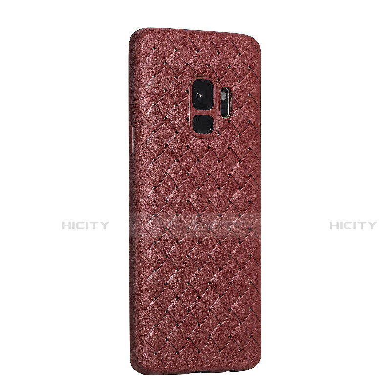 Funda Silicona Goma de Cuero Carcasa S02 para Samsung Galaxy S9