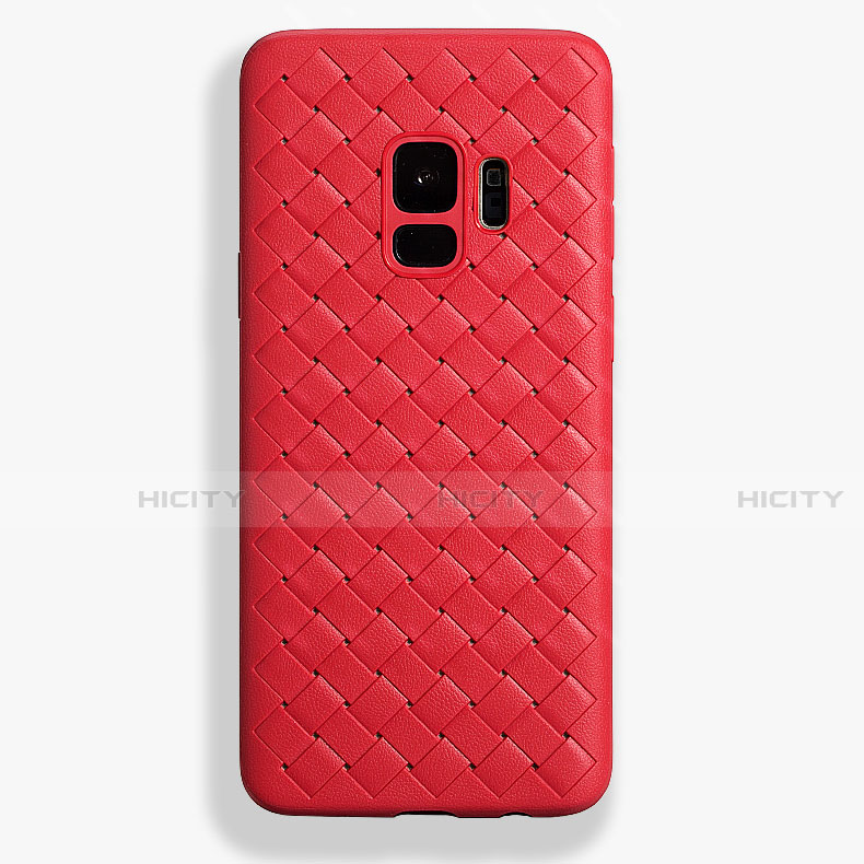 Funda Silicona Goma de Cuero Carcasa S02 para Samsung Galaxy S9