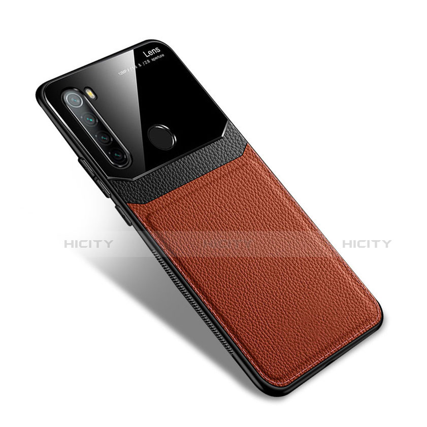 Funda Silicona Goma de Cuero Carcasa S02 para Xiaomi Redmi Note 8T Marron