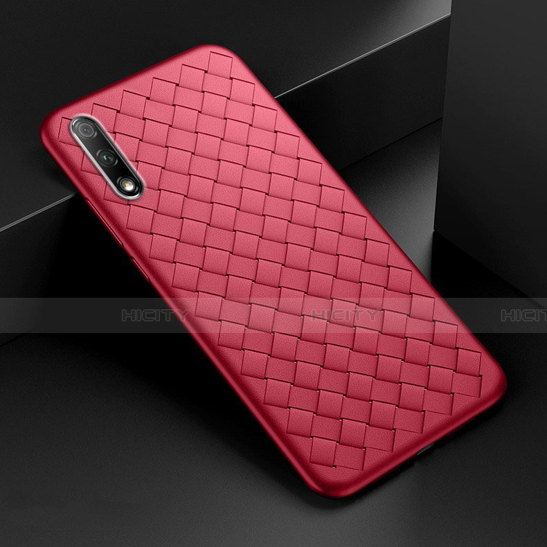 Funda Silicona Goma de Cuero Carcasa S03 para Huawei Honor 9X