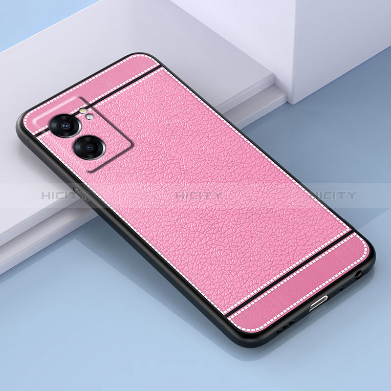 Funda Silicona Goma de Cuero Carcasa S03 para Oppo A56S 5G