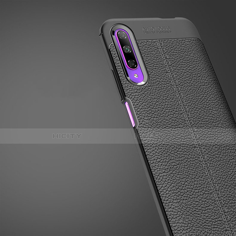 Funda Silicona Goma de Cuero Carcasa S04 para Huawei Honor 9X Pro