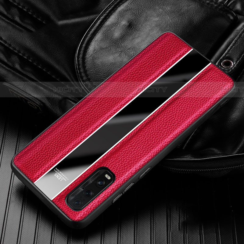 Funda Silicona Goma de Cuero Carcasa S04 para Oppo Find X2