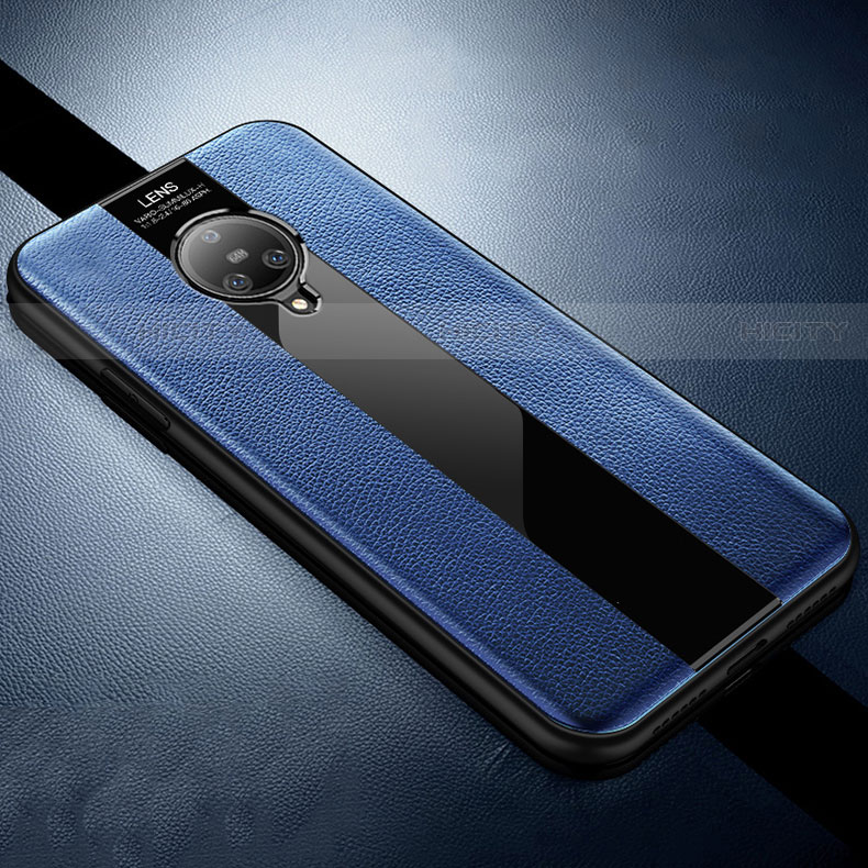 Funda Silicona Goma de Cuero Carcasa S04 para Vivo Nex 3S Azul