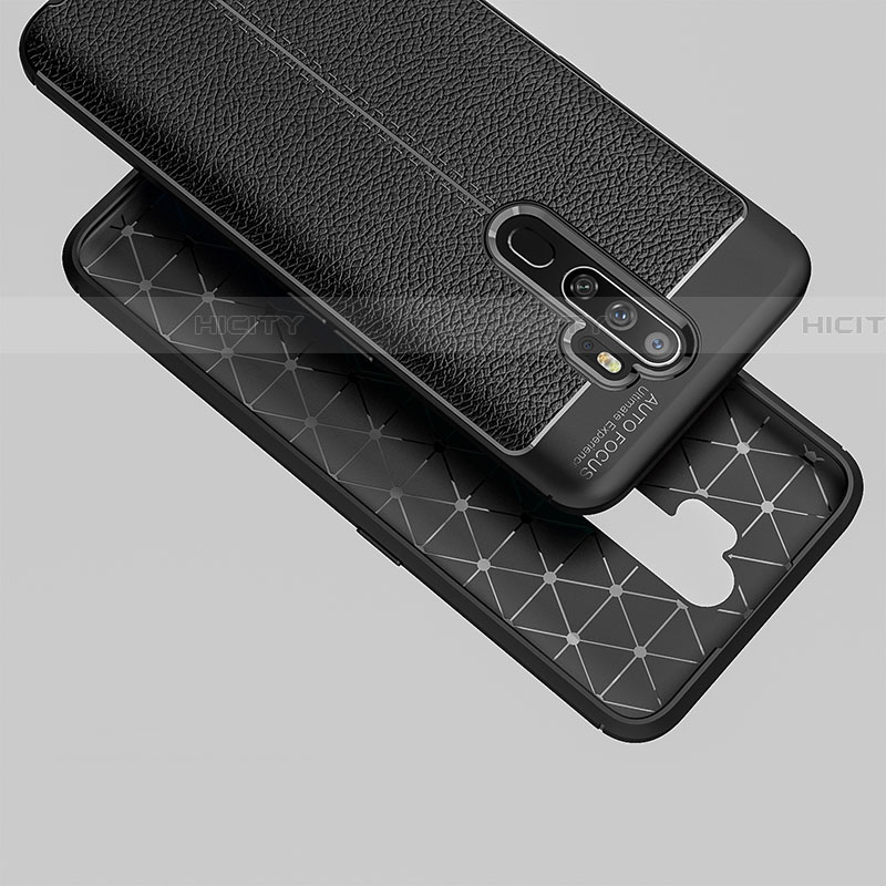 Funda Silicona Goma de Cuero Carcasa S08 para Oppo A5 (2020)