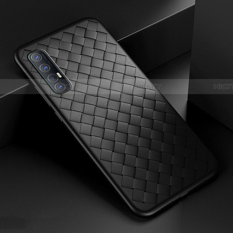 Funda Silicona Goma de Cuero Carcasa S08 para Oppo Find X2 Neo