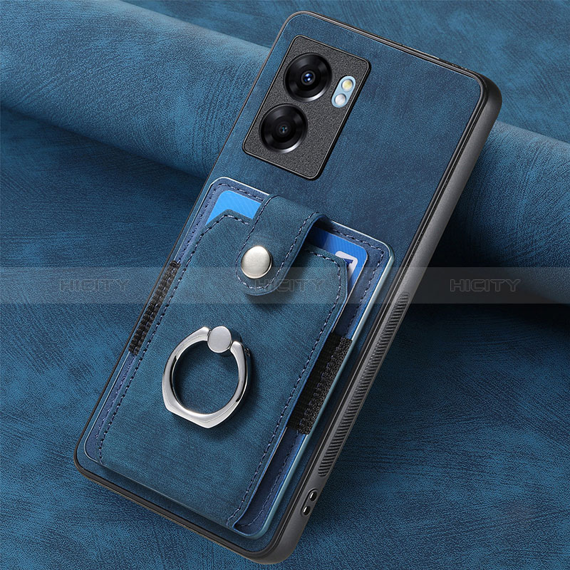 Funda Silicona Goma de Cuero Carcasa SD1 para OnePlus Nord N300 5G Azul
