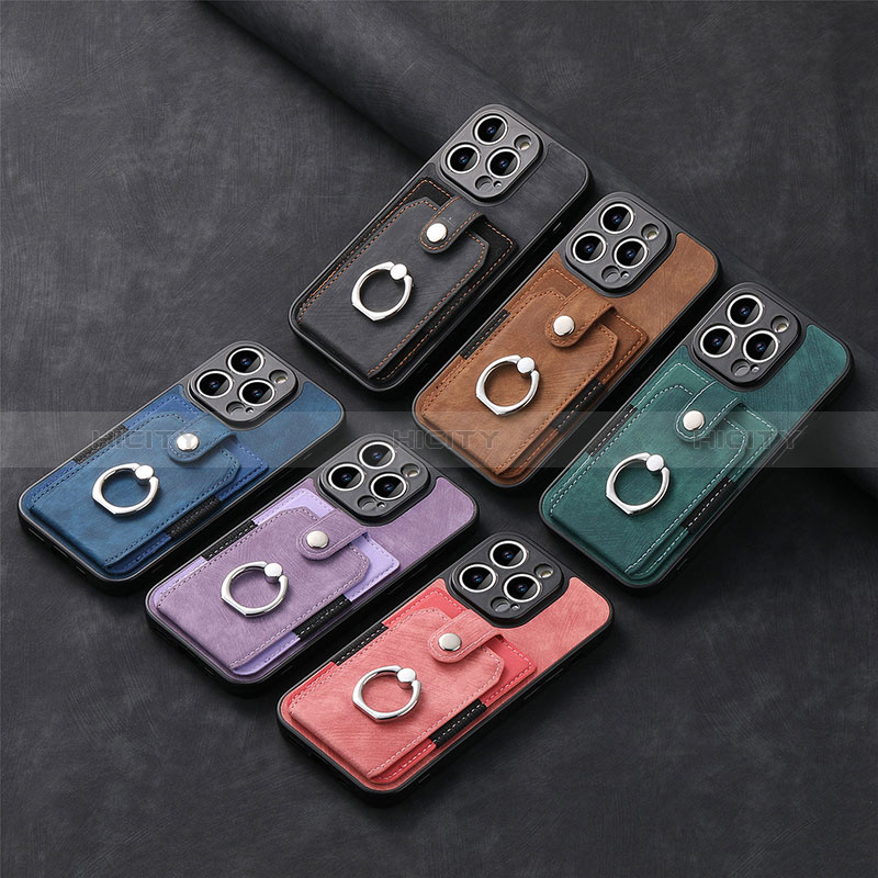 Funda Silicona Goma de Cuero Carcasa SD11 para Apple iPhone 13 Pro