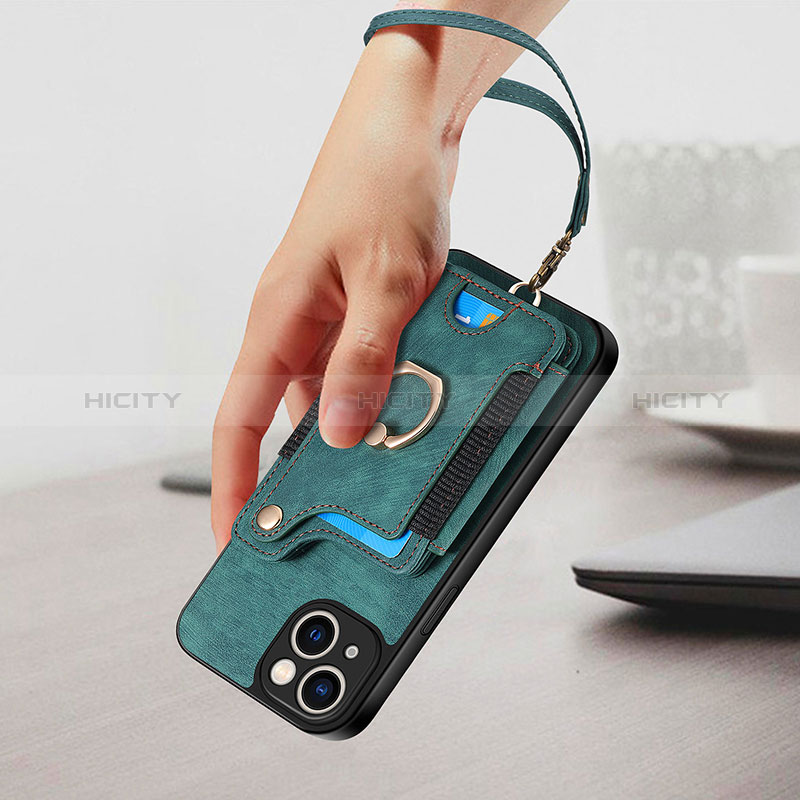 Funda Silicona Goma de Cuero Carcasa SD12 para Apple iPhone 13