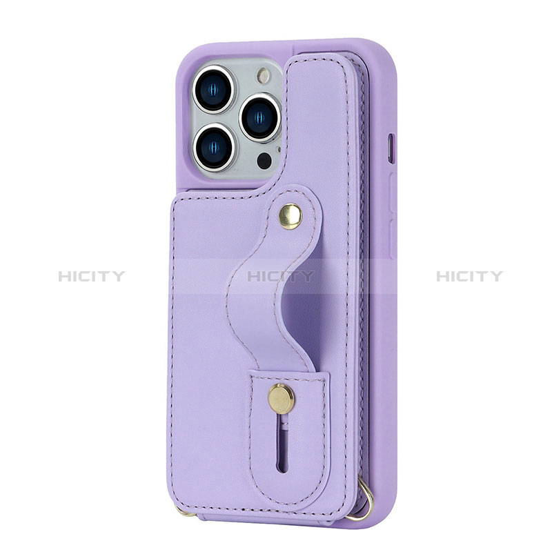 Funda Silicona Goma de Cuero Carcasa SD14 para Apple iPhone 13 Pro Max