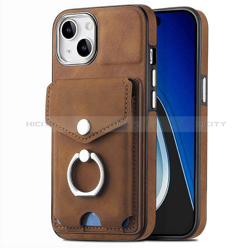 Funda Silicona Goma de Cuero Carcasa SD16 para Apple iPhone 13