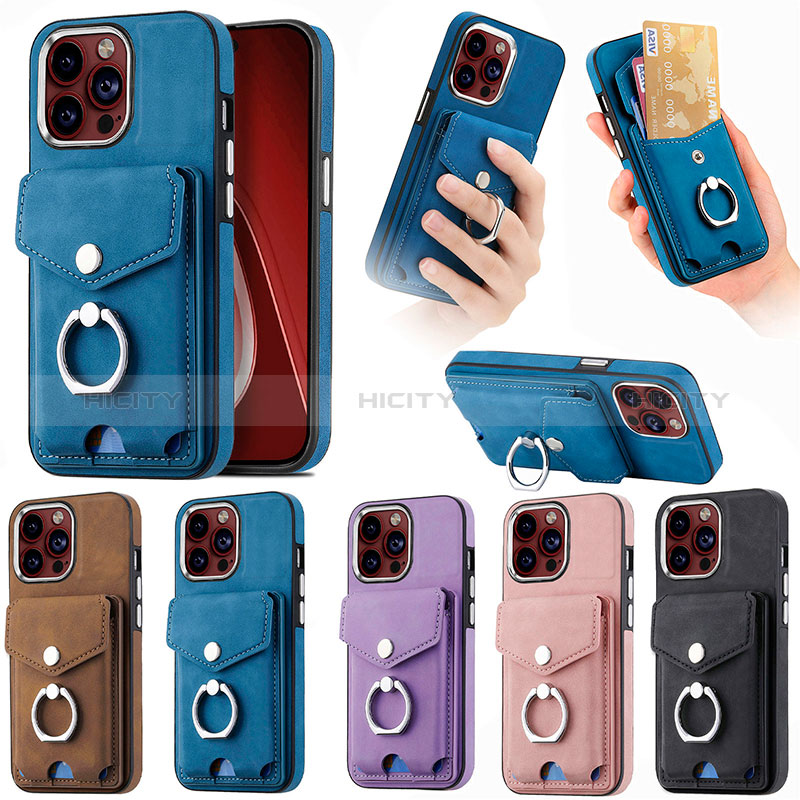 Funda Silicona Goma de Cuero Carcasa SD16 para Apple iPhone 13 Pro