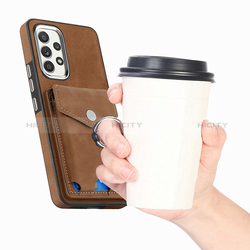 Funda Silicona Goma de Cuero Carcasa SD3 para Samsung Galaxy A32 5G