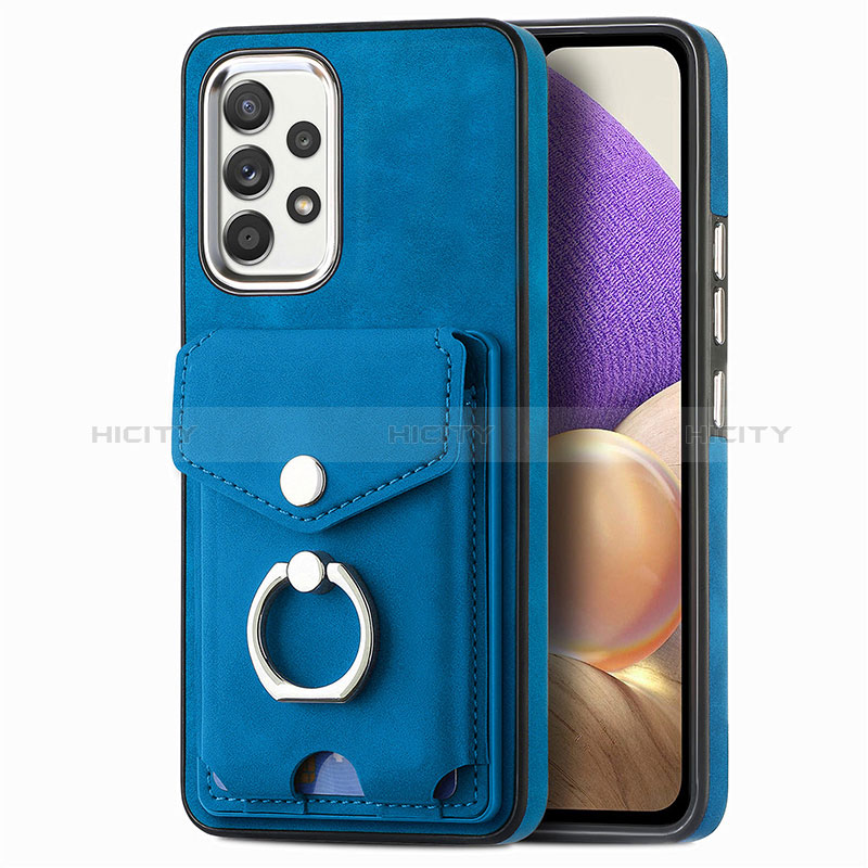 Funda Silicona Goma de Cuero Carcasa SD3 para Samsung Galaxy M32 5G