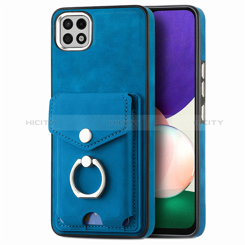 Funda Silicona Goma de Cuero Carcasa SD4 para Samsung Galaxy A22 5G