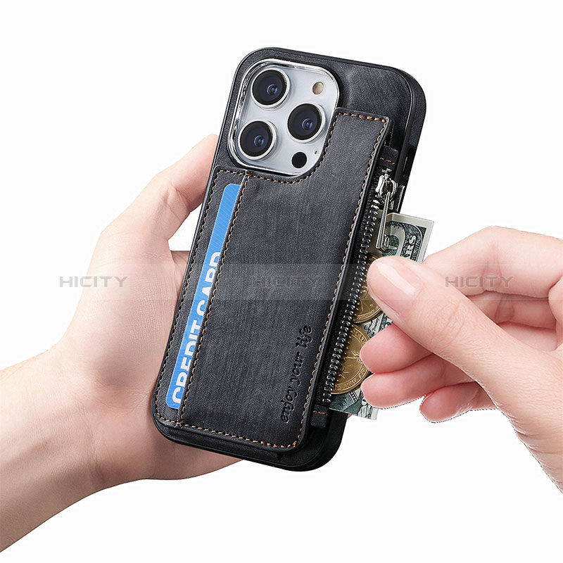 Funda Silicona Goma de Cuero Carcasa SD8 para Apple iPhone 13 Pro