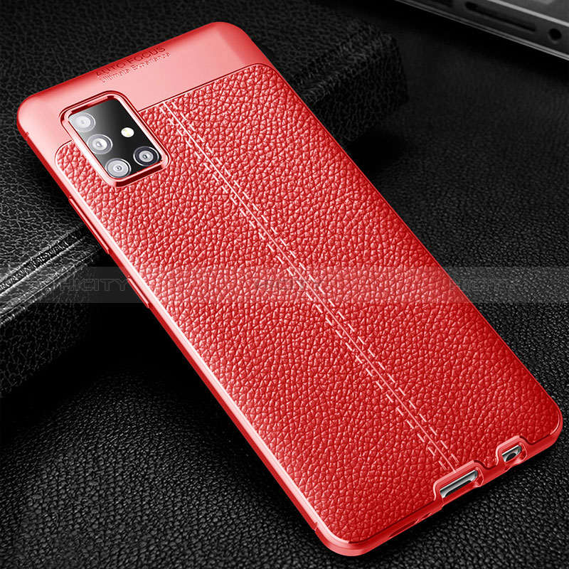 Funda Silicona Goma de Cuero Carcasa WL1 para Samsung Galaxy A51 5G