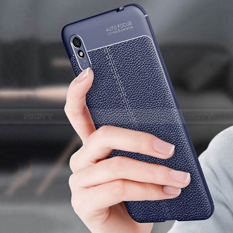 Funda Silicona Goma de Cuero Carcasa WL2 para Xiaomi Redmi 9AT