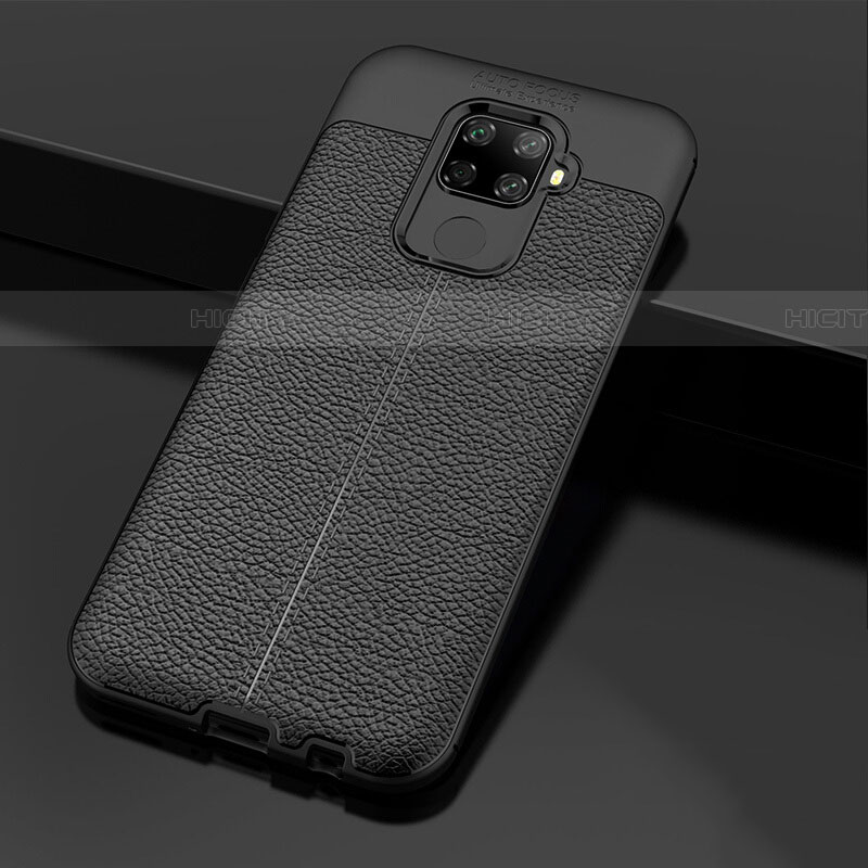 Funda Silicona Goma de Cuero Carcasa Z01 para Huawei Mate 30 Lite Negro