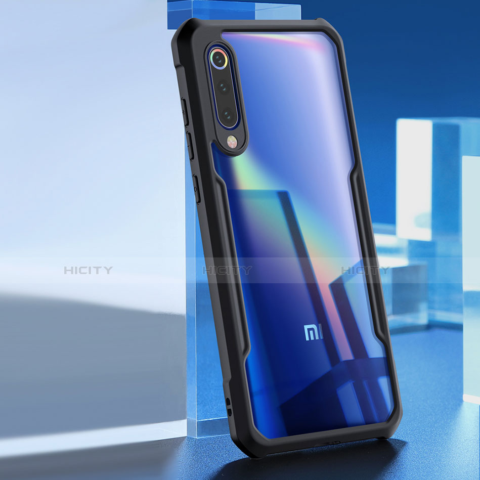 Funda Silicona Goma Espejo M01 para Xiaomi Mi A3 Lite Negro