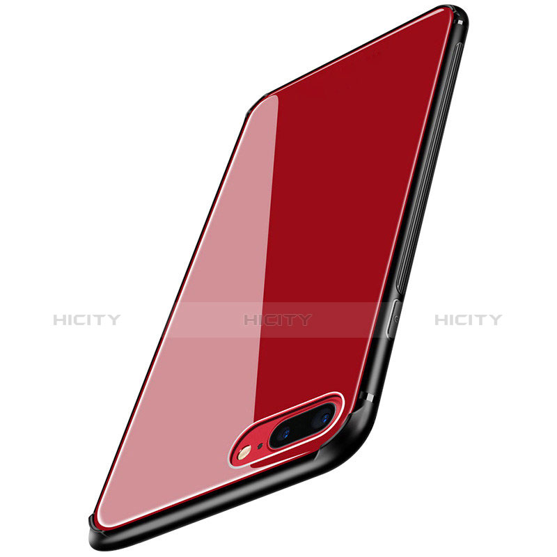 Funda Silicona Goma Espejo M03 para Apple iPhone 7 Plus Rojo