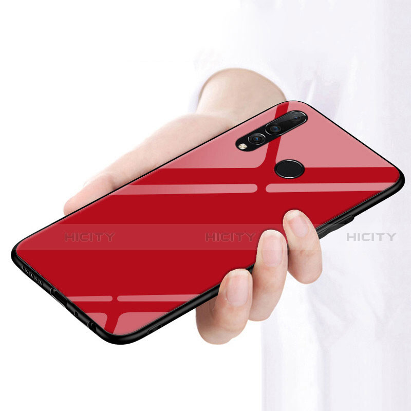 Funda Silicona Goma Espejo para Huawei Honor 20 Lite Rojo