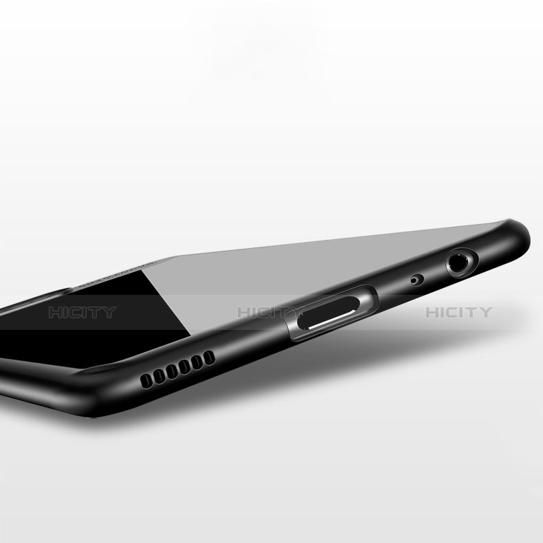 Funda Silicona Goma Espejo para Huawei P10 Plus Negro