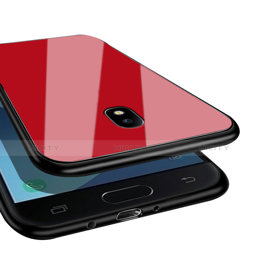 Funda Silicona Goma Espejo para Samsung Galaxy J5 Pro (2017) J530Y Rojo