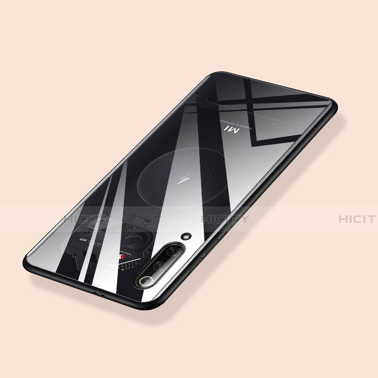 Funda Silicona Goma Espejo para Xiaomi Mi A3 Lite Negro