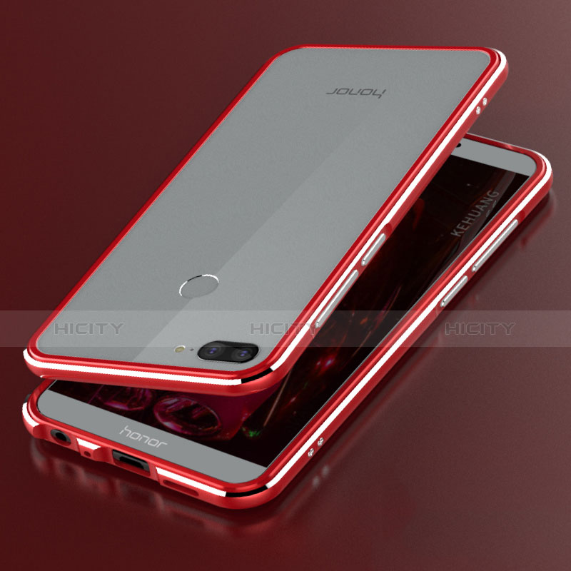 Funda Silicona Goma Espejo Q02 para Huawei Honor 9 Lite Rojo