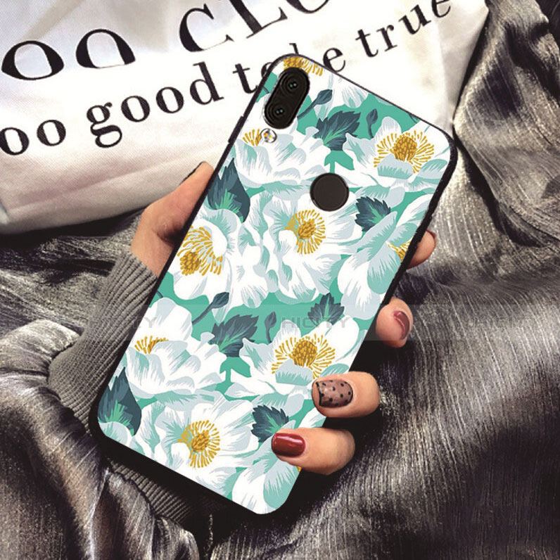 Funda Silicona Goma Flores para Huawei P20 Lite Multicolor