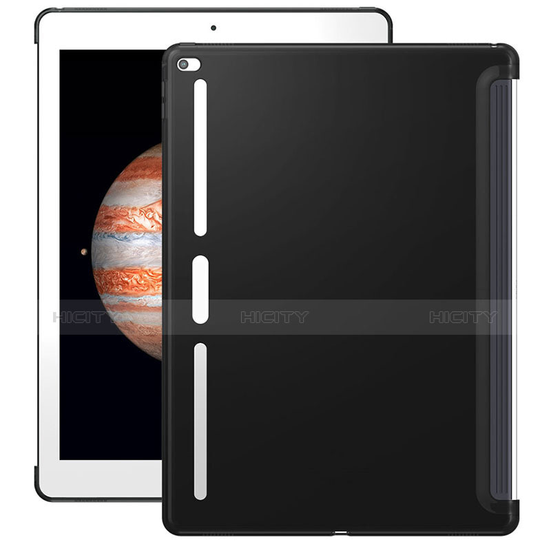 Funda Silicona Goma para Apple iPad Pro 12.9 Negro