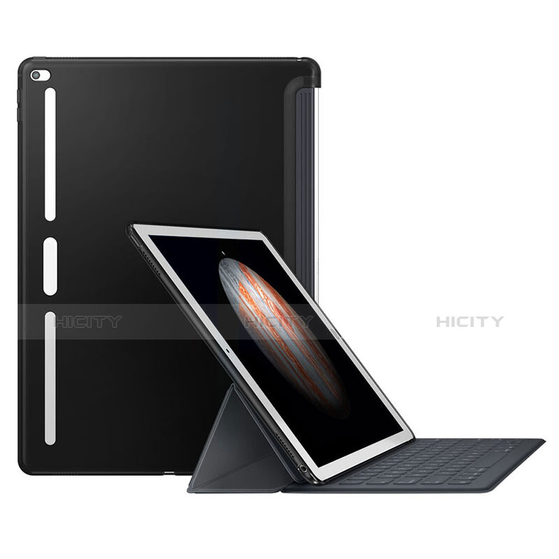 Funda Silicona Goma para Apple iPad Pro 12.9 Negro