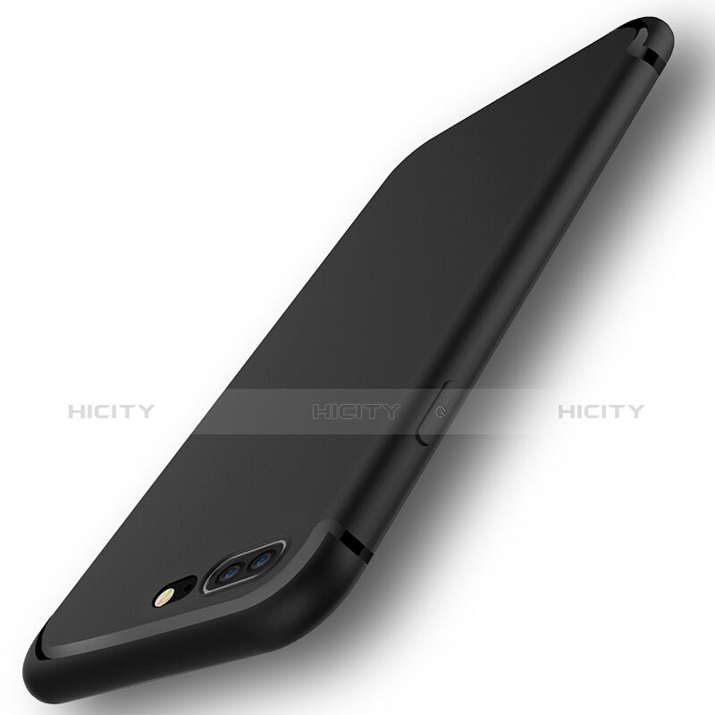 Funda Silicona Goma para Apple iPhone 8 Plus Negro