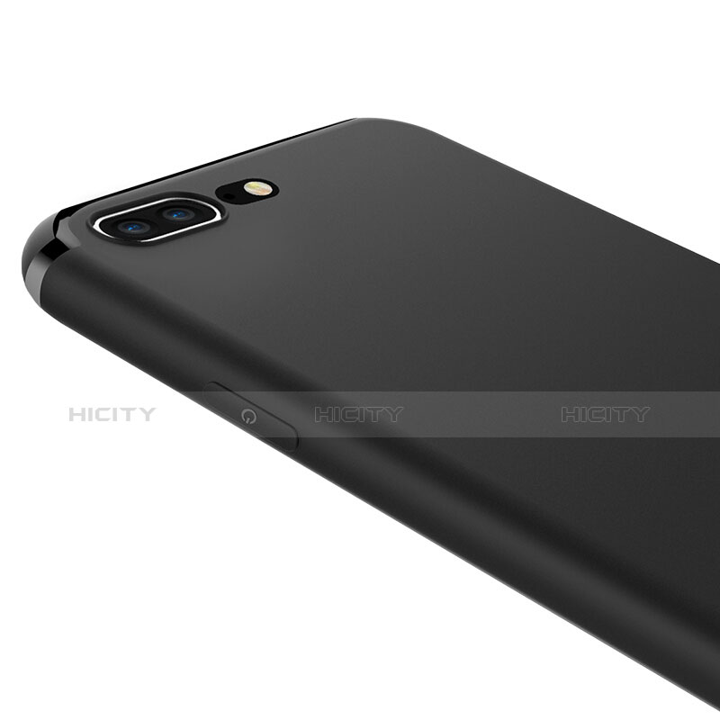 Funda Silicona Goma para Apple iPhone 8 Plus Negro