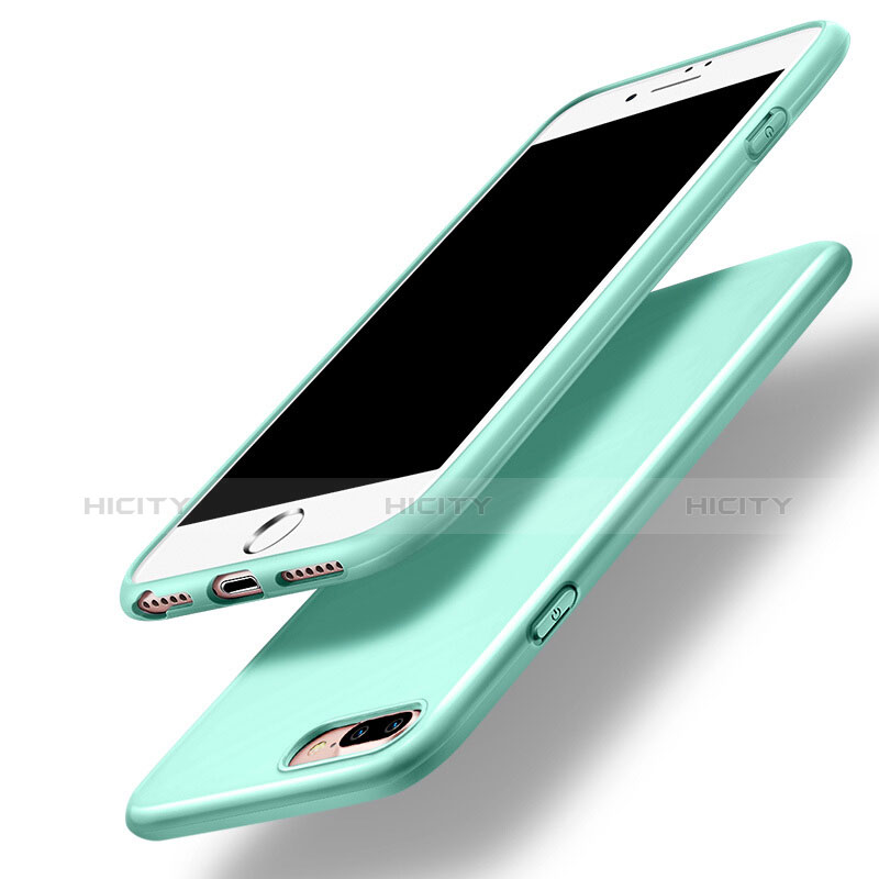 Funda Silicona Goma para Apple iPhone 8 Plus Verde