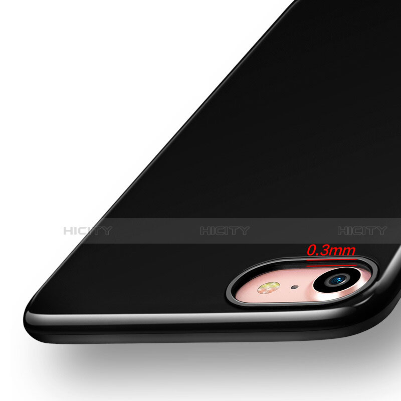 Funda Silicona Goma para Apple iPhone SE (2020) Negro