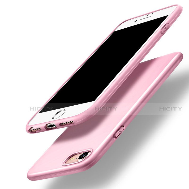 Funda Silicona Goma para Apple iPhone SE (2020) Rosa