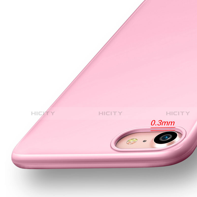 Funda Silicona Goma para Apple iPhone SE (2020) Rosa