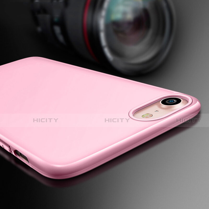 Funda Silicona Goma para Apple iPhone SE (2020) Rosa