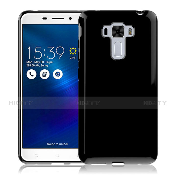 Funda Silicona Goma para Asus Zenfone 3 Laser Negro