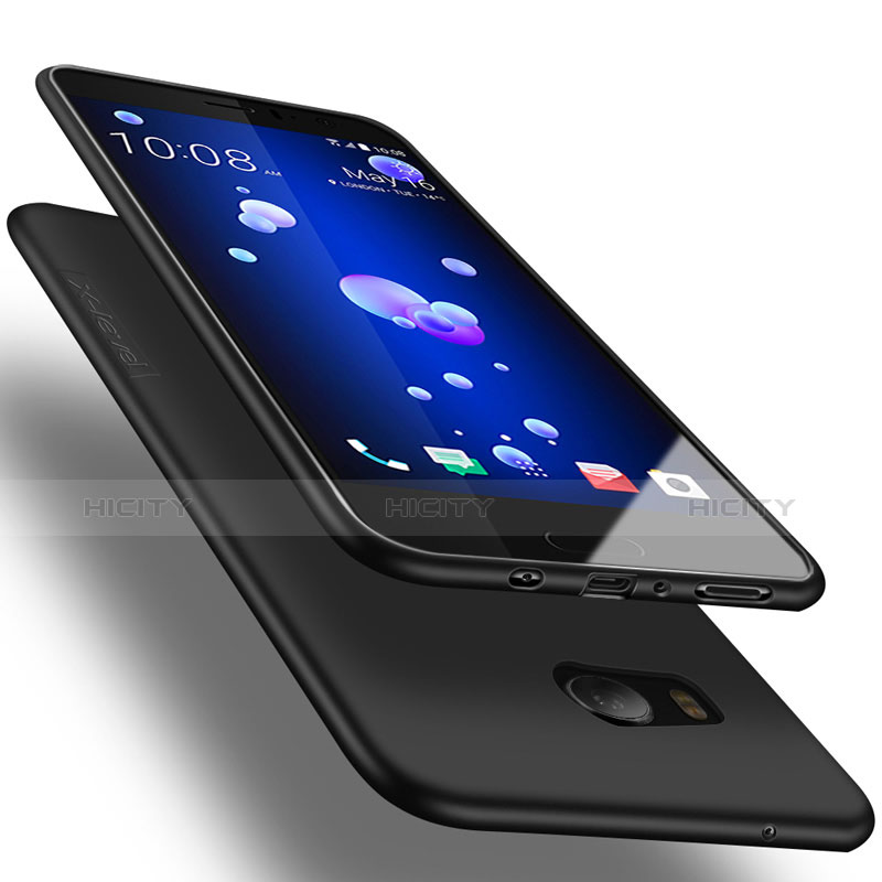 Funda Silicona Goma para HTC U11 Negro