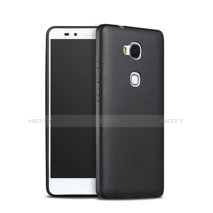 Funda Silicona Goma para Huawei Honor 5X Negro