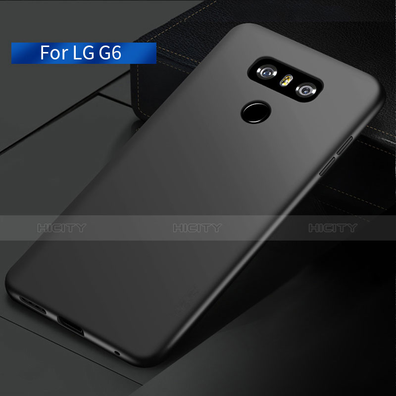 Funda Silicona Goma para LG G6 Negro