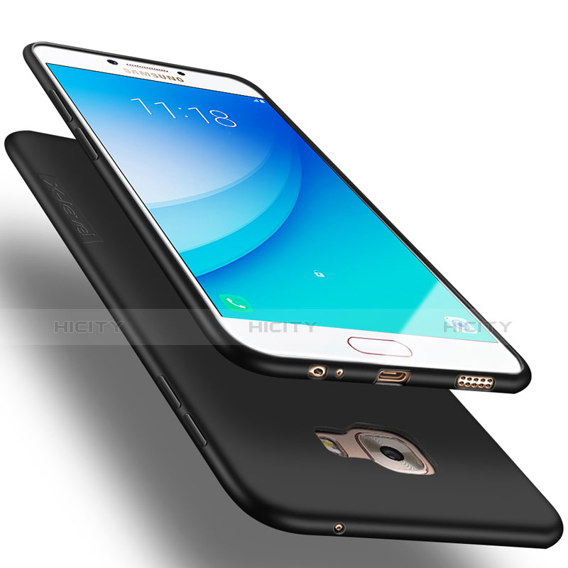 Funda Silicona Goma para Samsung Galaxy C5 Pro C5010 Negro