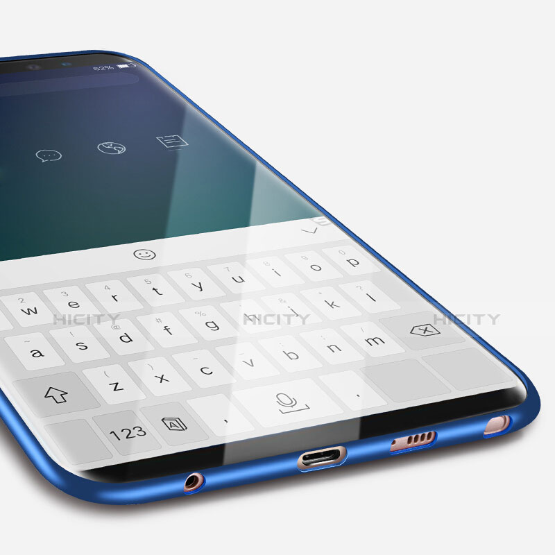 Funda Silicona Goma para Samsung Galaxy Note 8 Azul