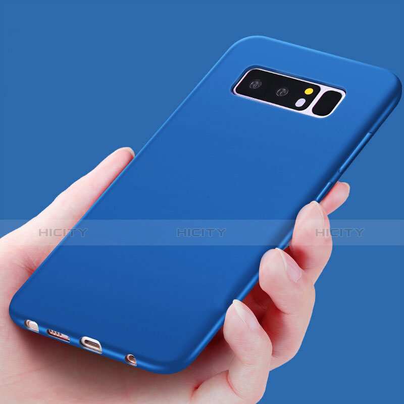 Funda Silicona Goma para Samsung Galaxy Note 8 Azul