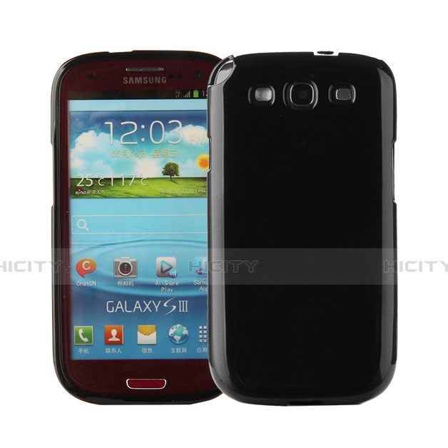 Funda Silicona Goma para Samsung Galaxy S3 III i9305 Neo Negro