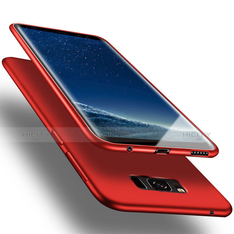 Funda Silicona Goma para Samsung Galaxy S8 Rojo